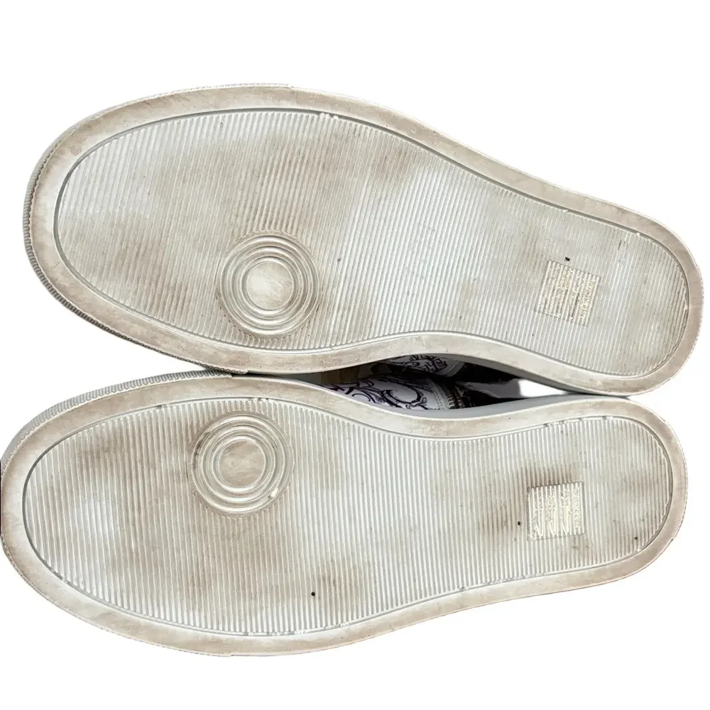 Zadig & Voltaire High Top Sneakers Leather & Snake Streetwear Y2K Grunge